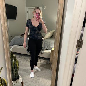 lululemon Align Top Blue Tie Dye